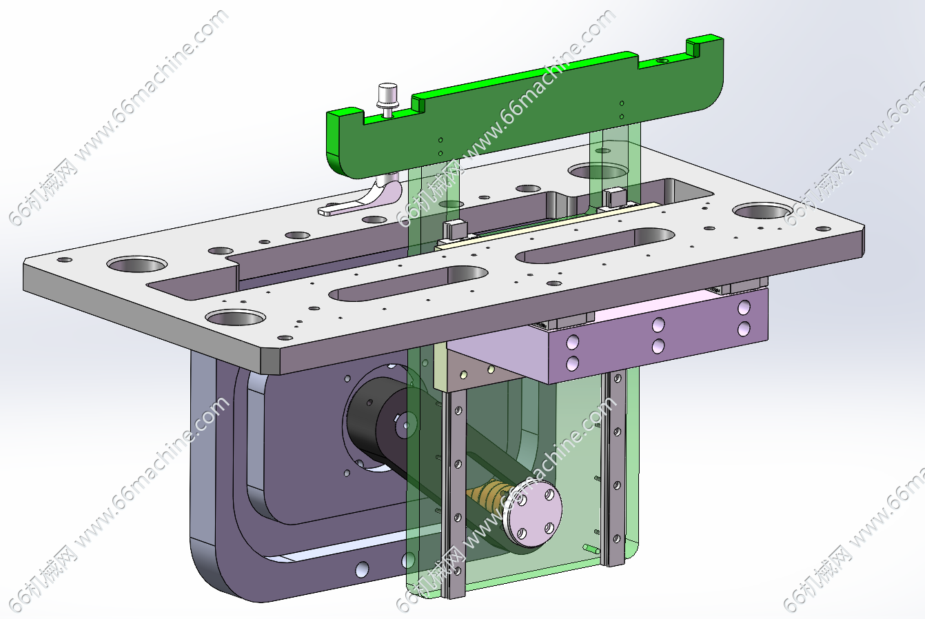 基于凸轮滑槽的升降机构