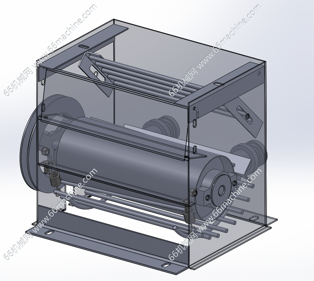 玉米脱粒机3D+工程图