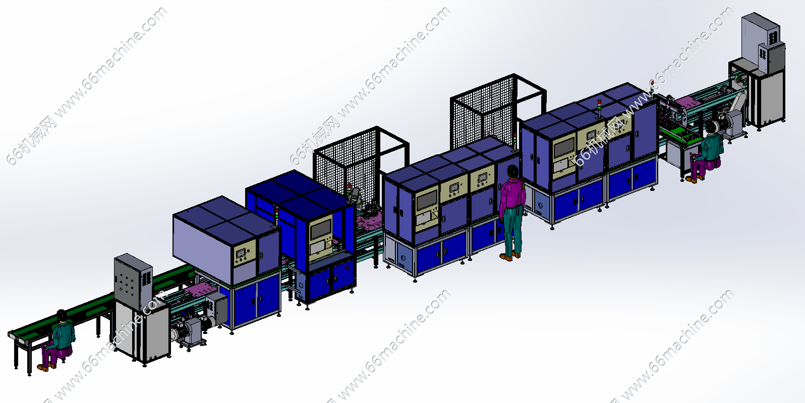 18650电芯自动组装线