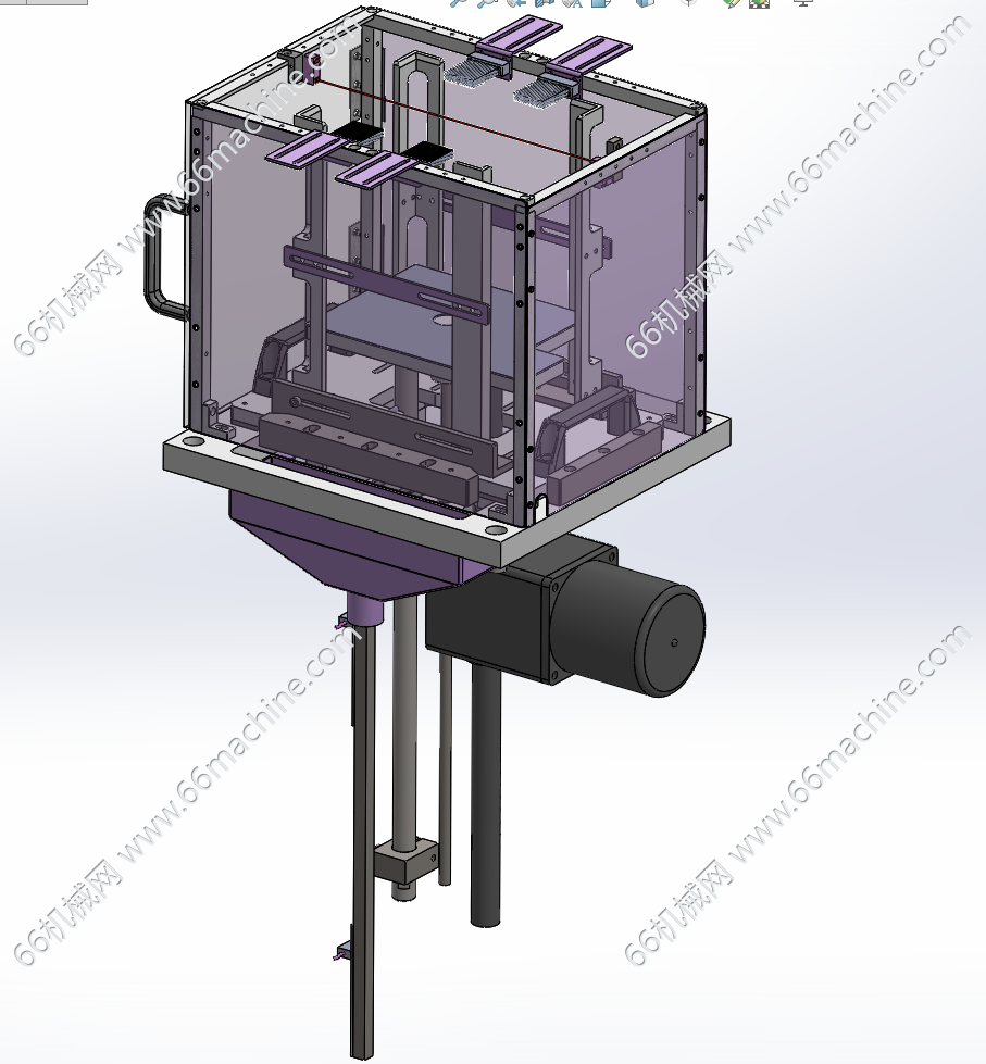 基于排杆电机的顶升机构
