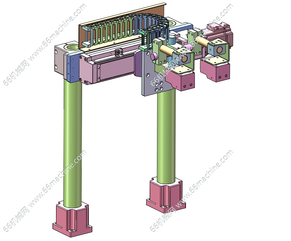 伺服横移扫码机构