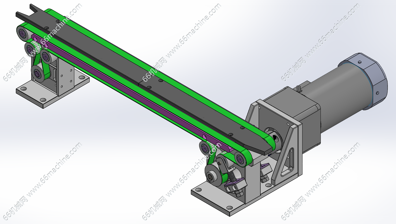 小型双列皮带输送机