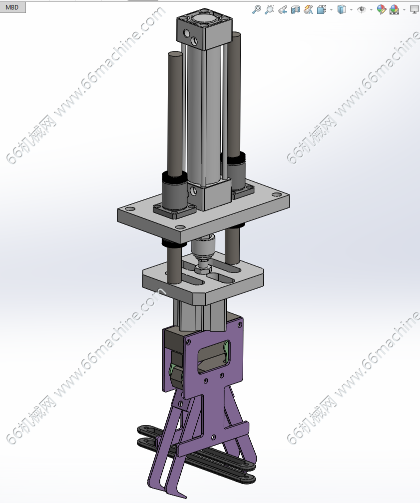 基于连杆原理的夹爪机构