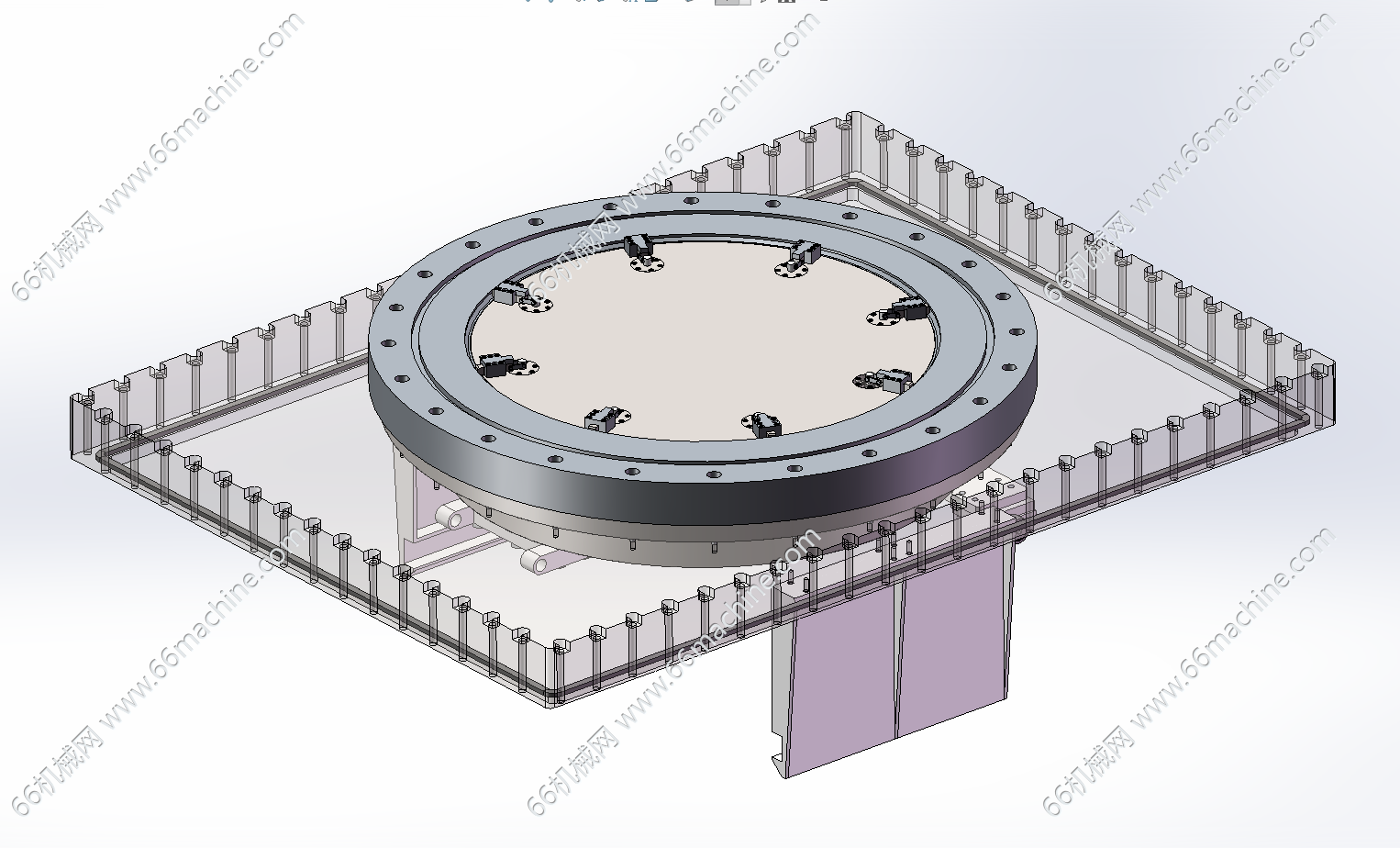某企业容器双盖密封圈密封性能试验工装3D+工程图+技术说明