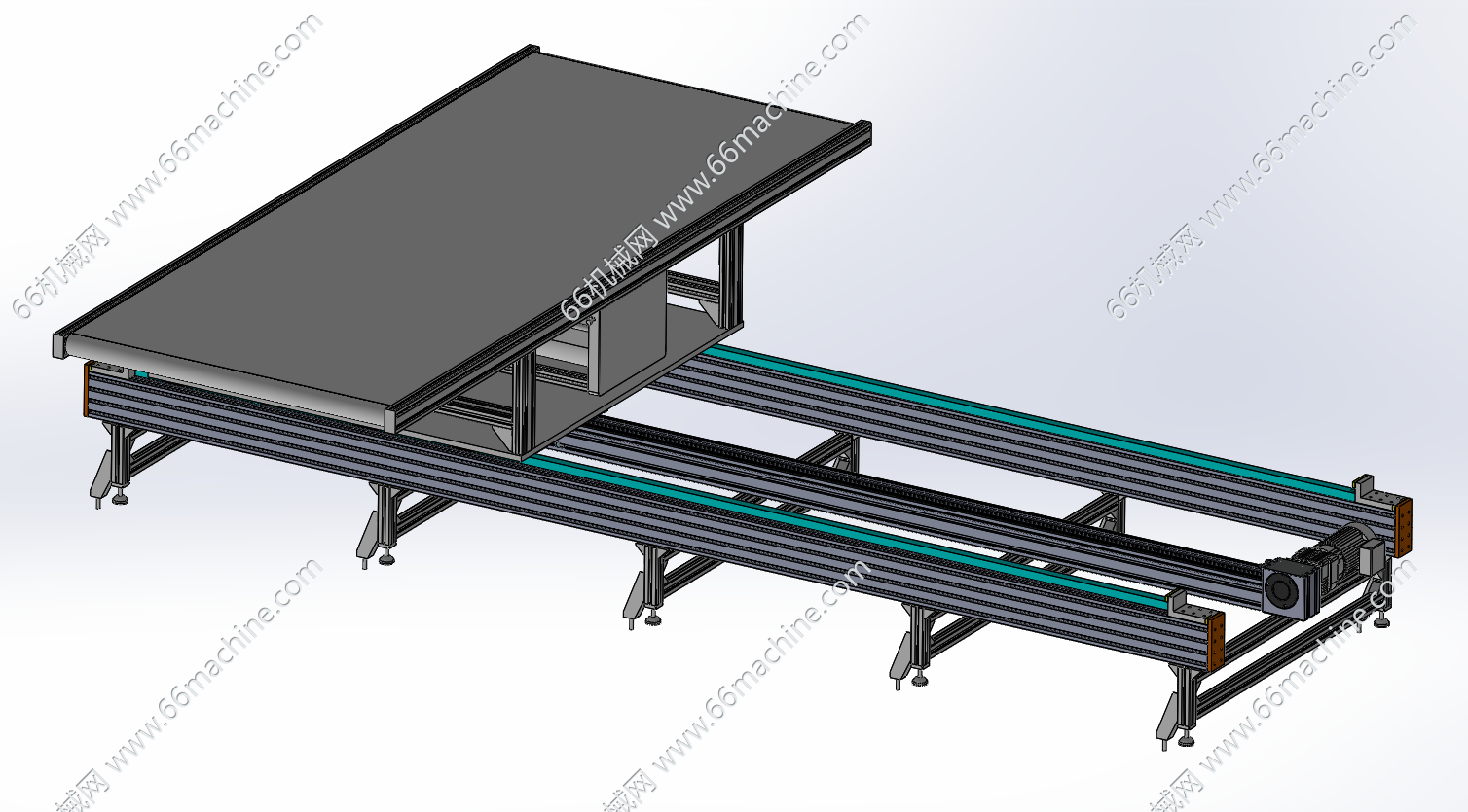 皮带式移栽机（可横移皮带线）