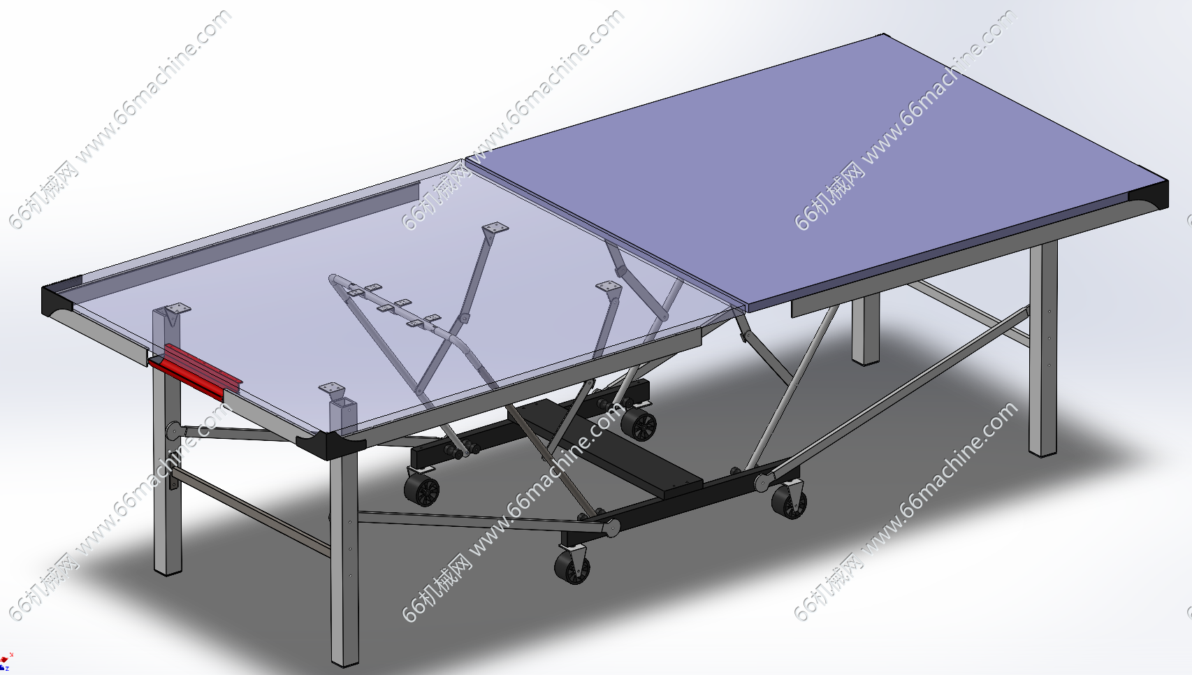 可折叠乒乓球桌