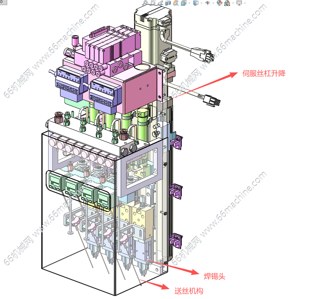 四工位焊锡模组（4头焊锡模组）