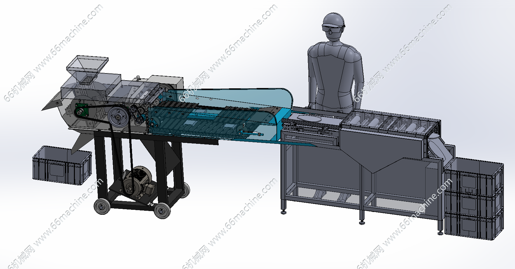 自动化分拣生产线