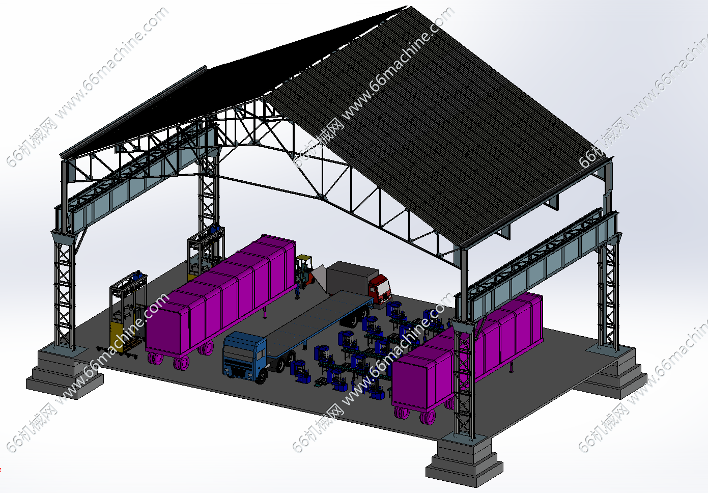 物流自动化装卸中转站
