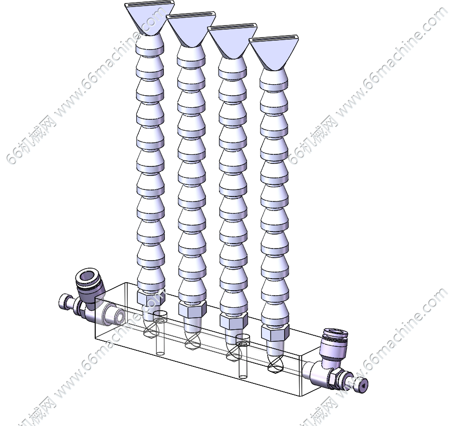 竹节管(可调蛇形管、扁嘴冷却管)