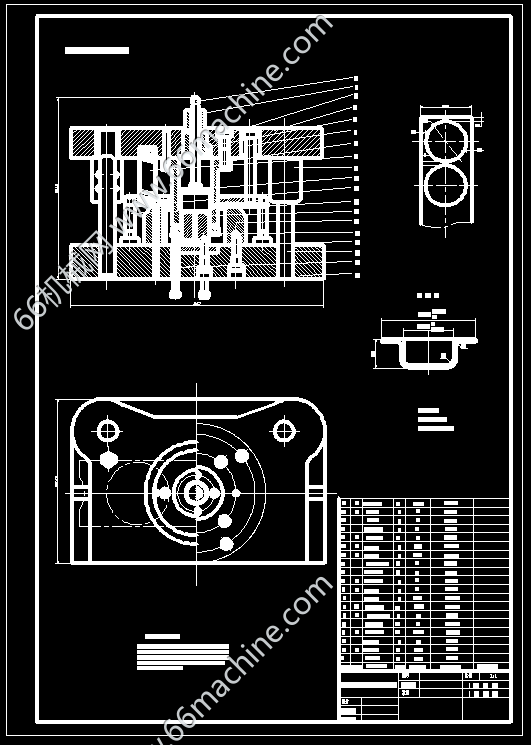 端盖拉深成形工艺及模具设计（落料拉伸复合模设计）