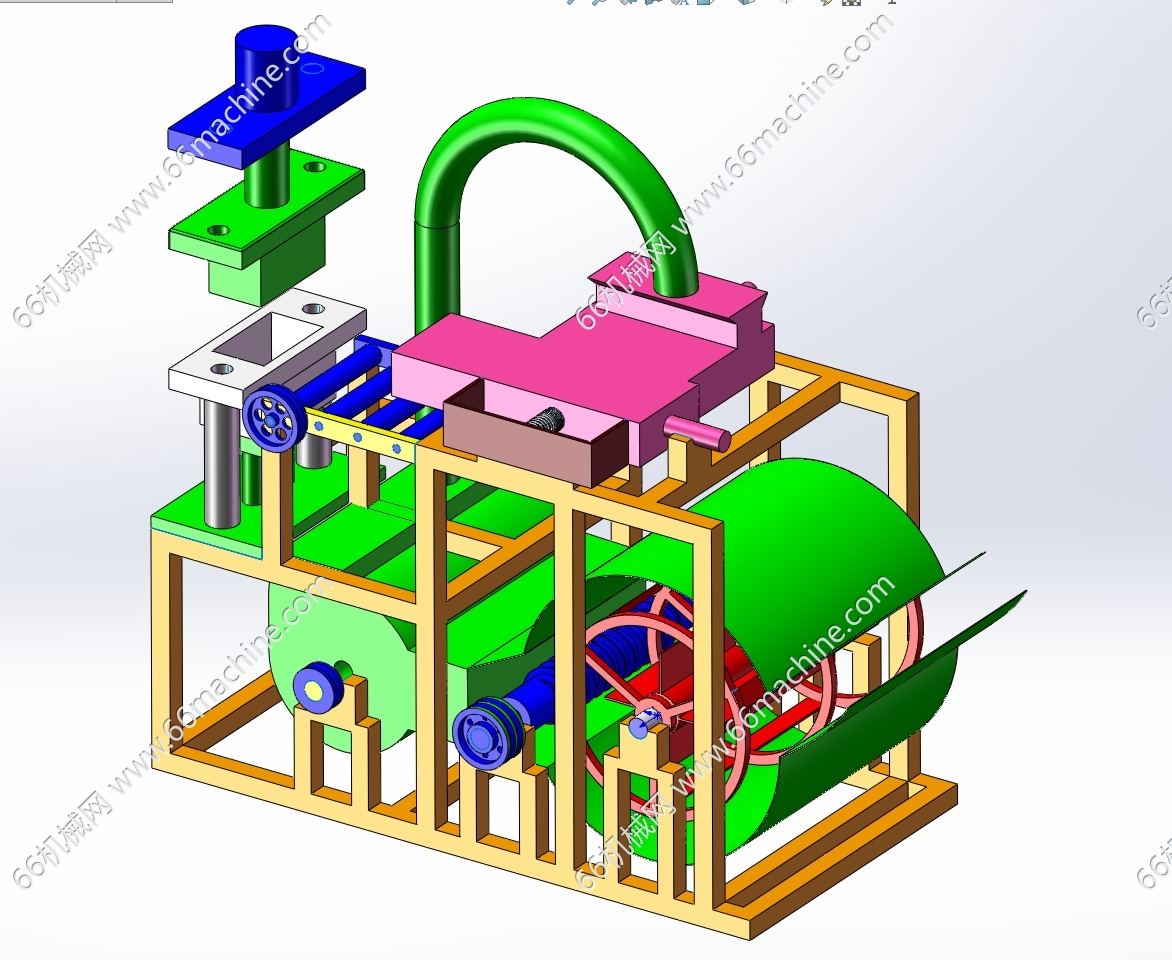 秸秆压缩打包机结构设计+约1.2w字说明书+3D+CAD
