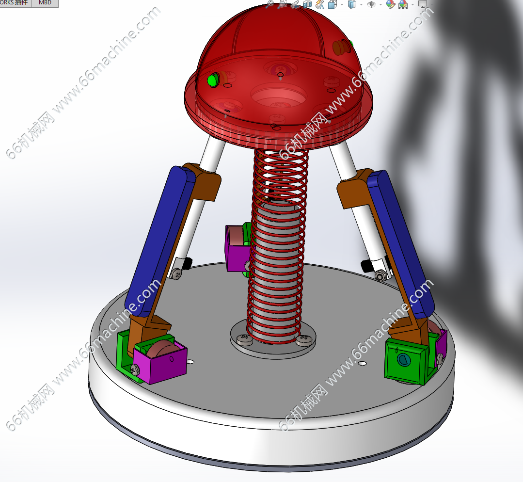 六维鼠标结构设计与优化3D+约1.1w字说明书