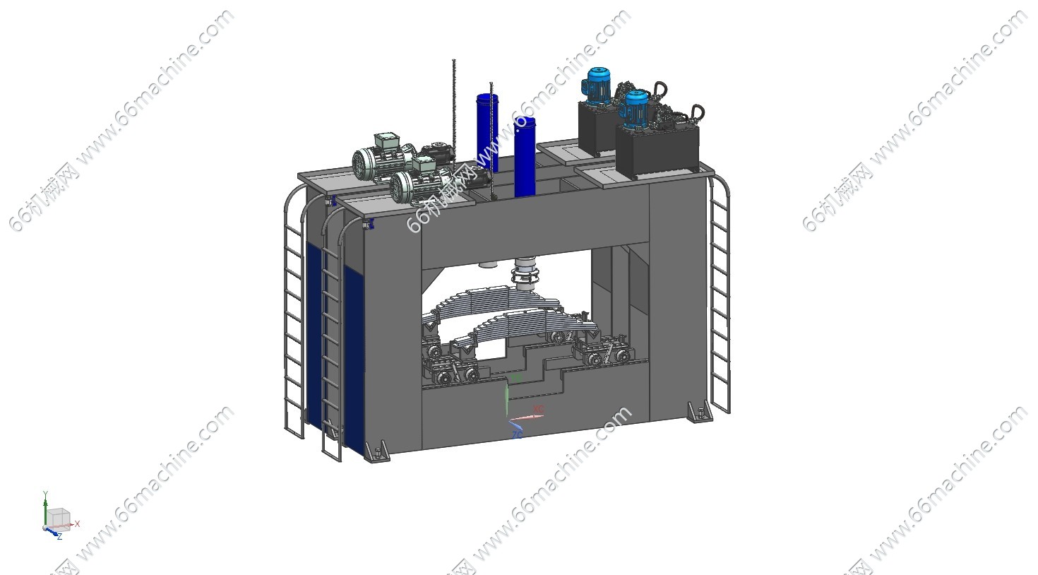 大型压力成型机