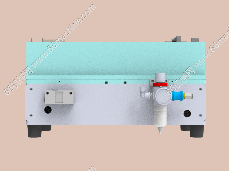 自动折角治具后视图