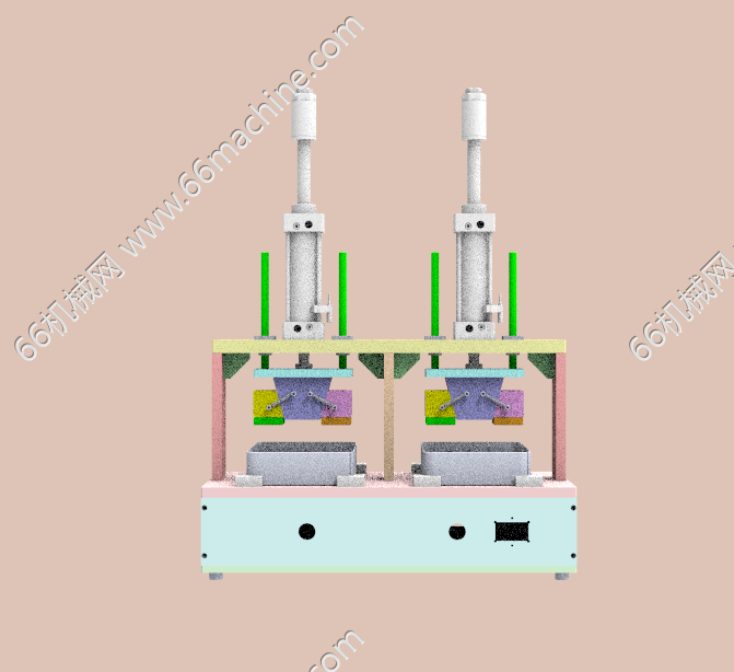 校正治具后视图
