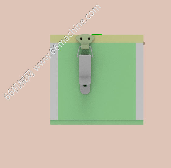 按键盒治具右视图
