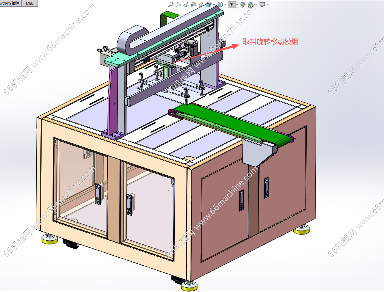 通用型搬运旋转换向机