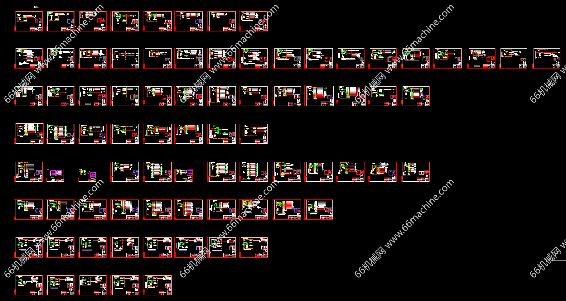 某科技大楼成套配电箱动力柜深化图箱体图