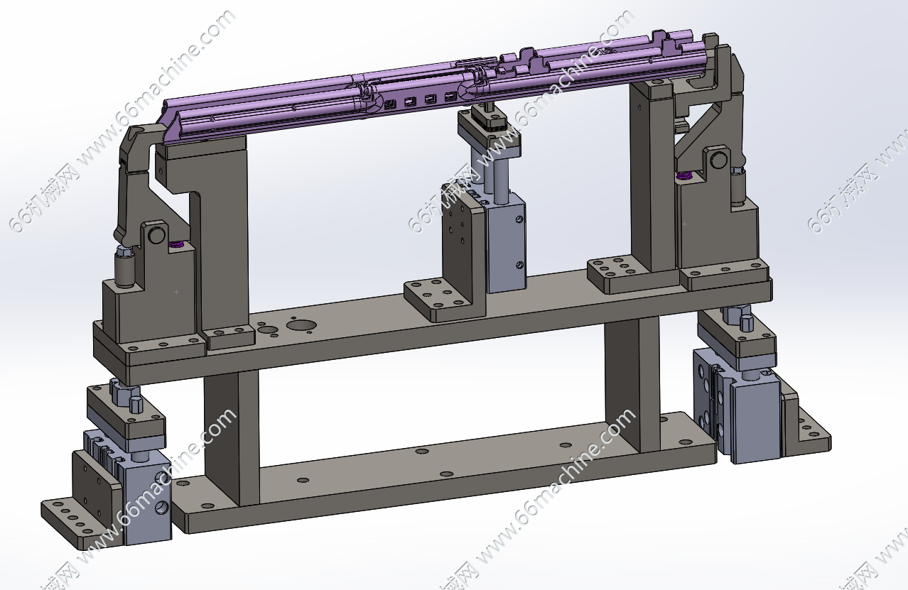 气动定位压紧机构（夹紧定位治具）