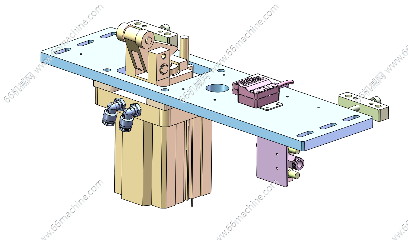倍速链上托盘止动气缸（阻挡气缸）