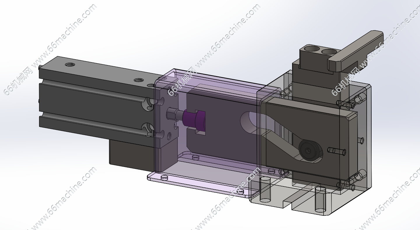 基于凸轮机构的气动顶升机构