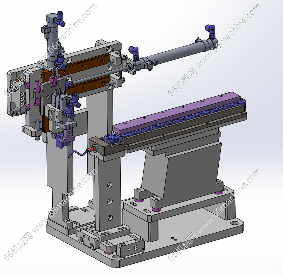 电机壳夹取搬运机构（气动移载机构）