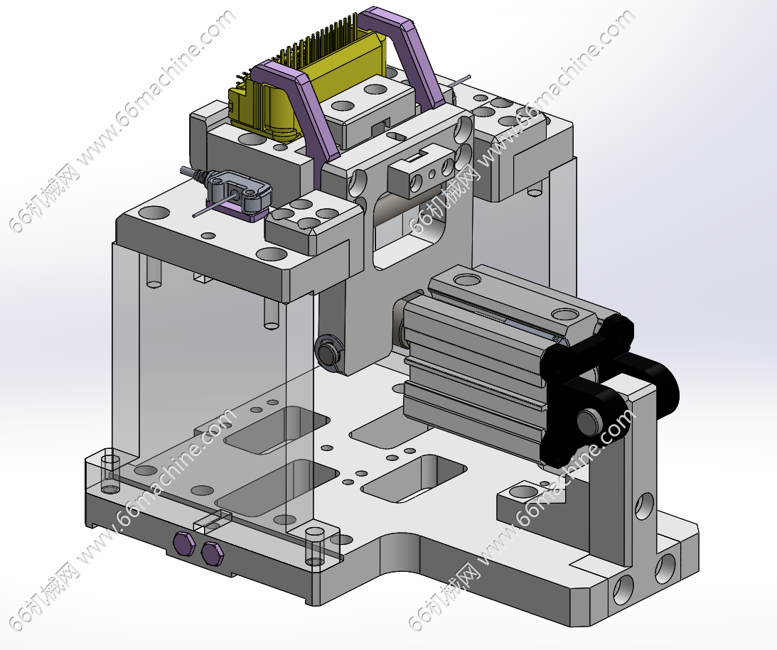 端子气动压紧机构