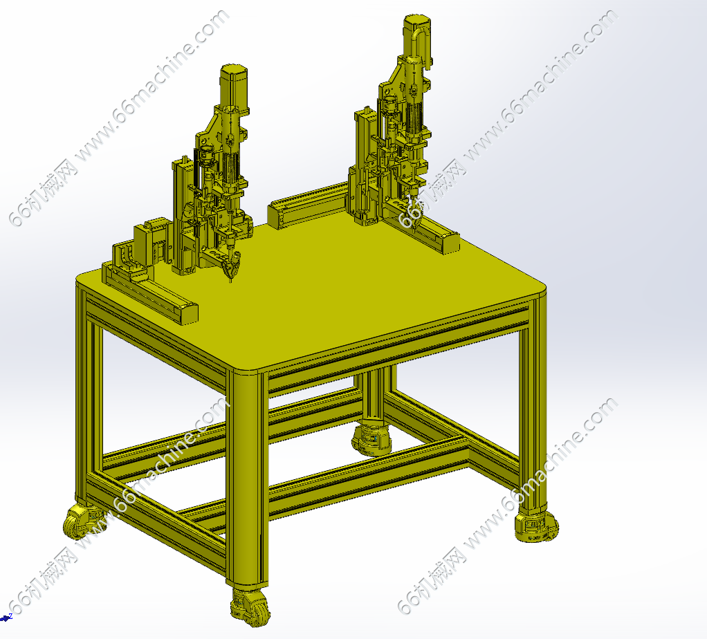 通用型双工位智能锁螺丝机