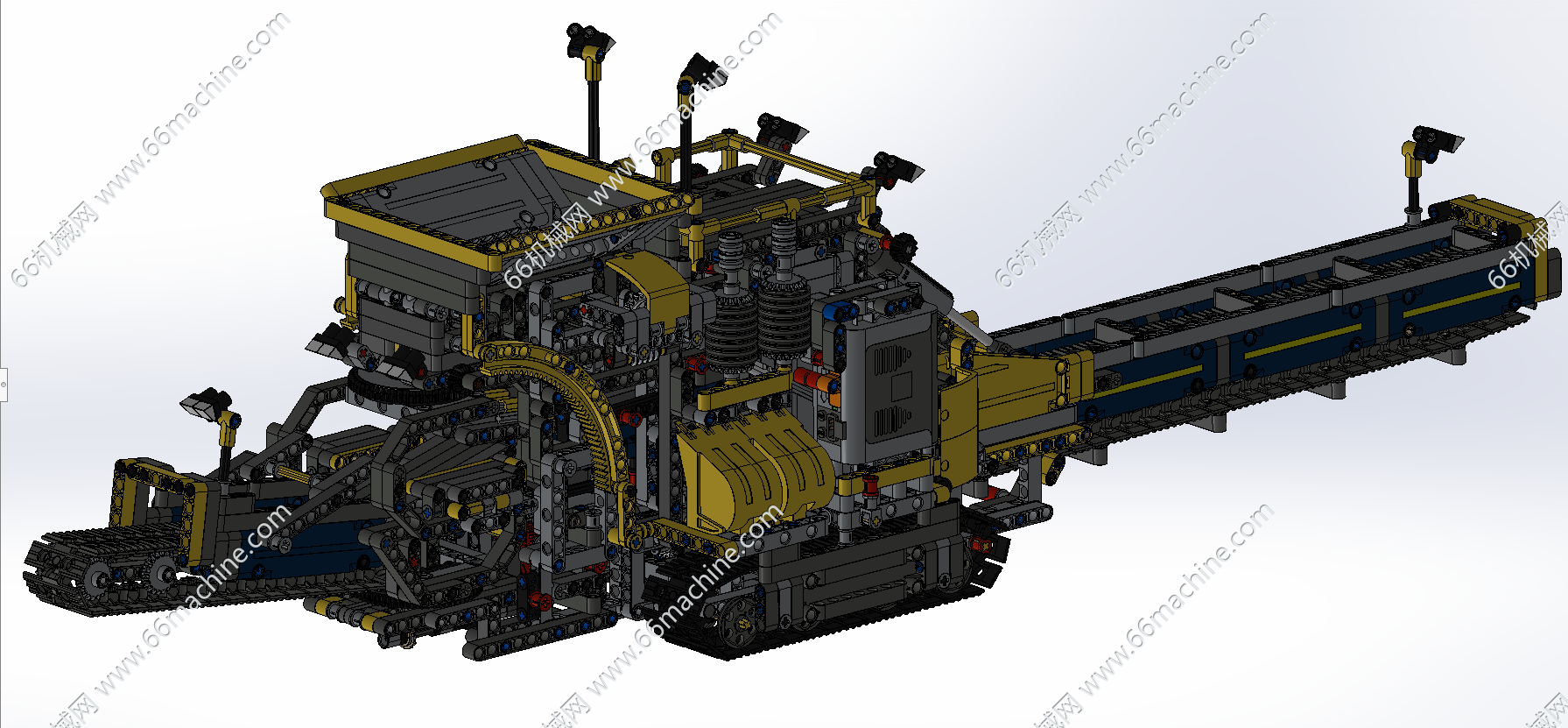 煤矿、铁矿履带式传送工程车（输送至货运箱内）
