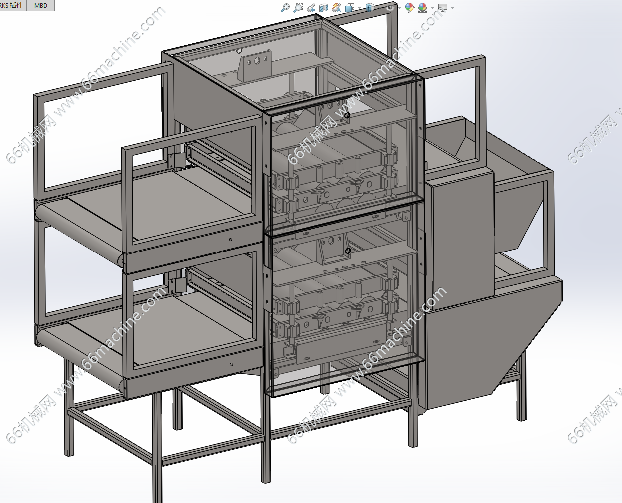 双层破泡辊筒线（破泡机）—用于对海绵产品进行破泡