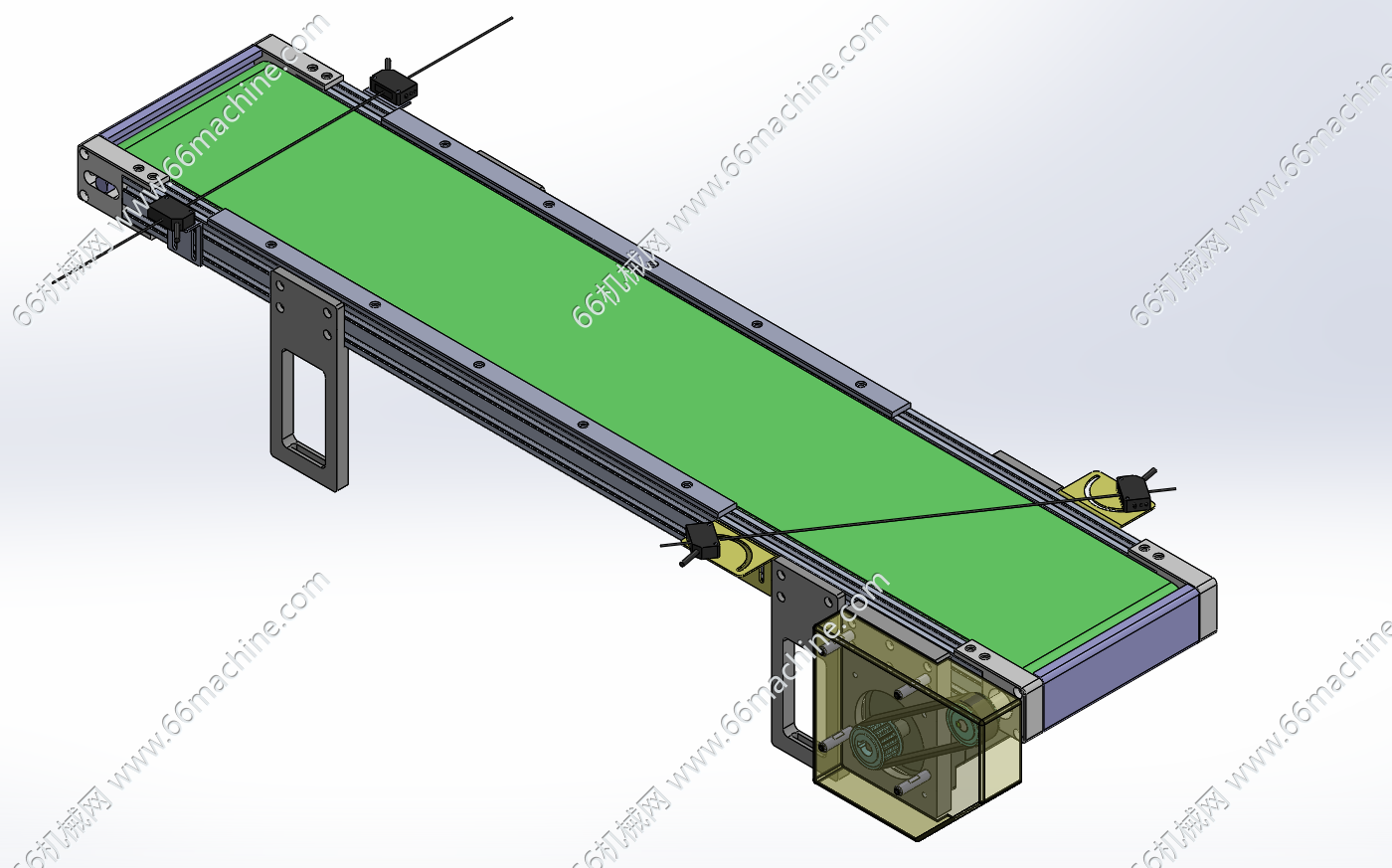 基于铝型材的皮带输送机