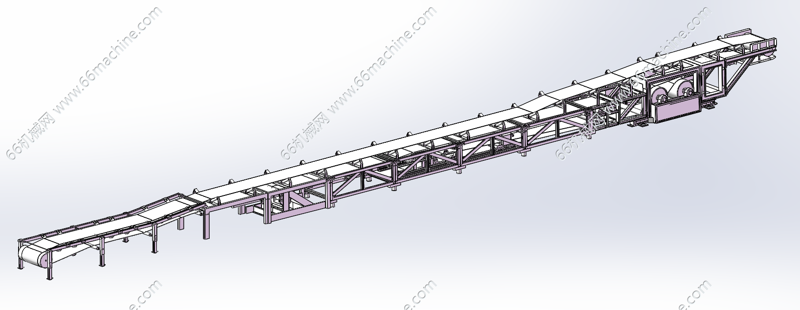 大型提升皮带线（大型皮带运输机）