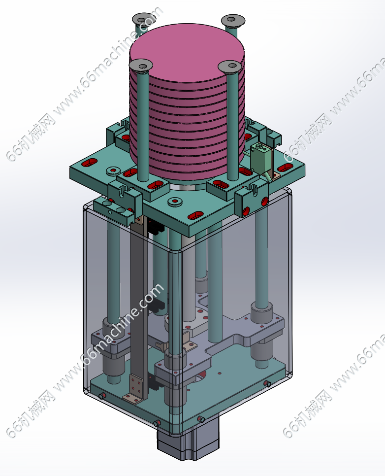 基于丝杠步进电机的顶升机构