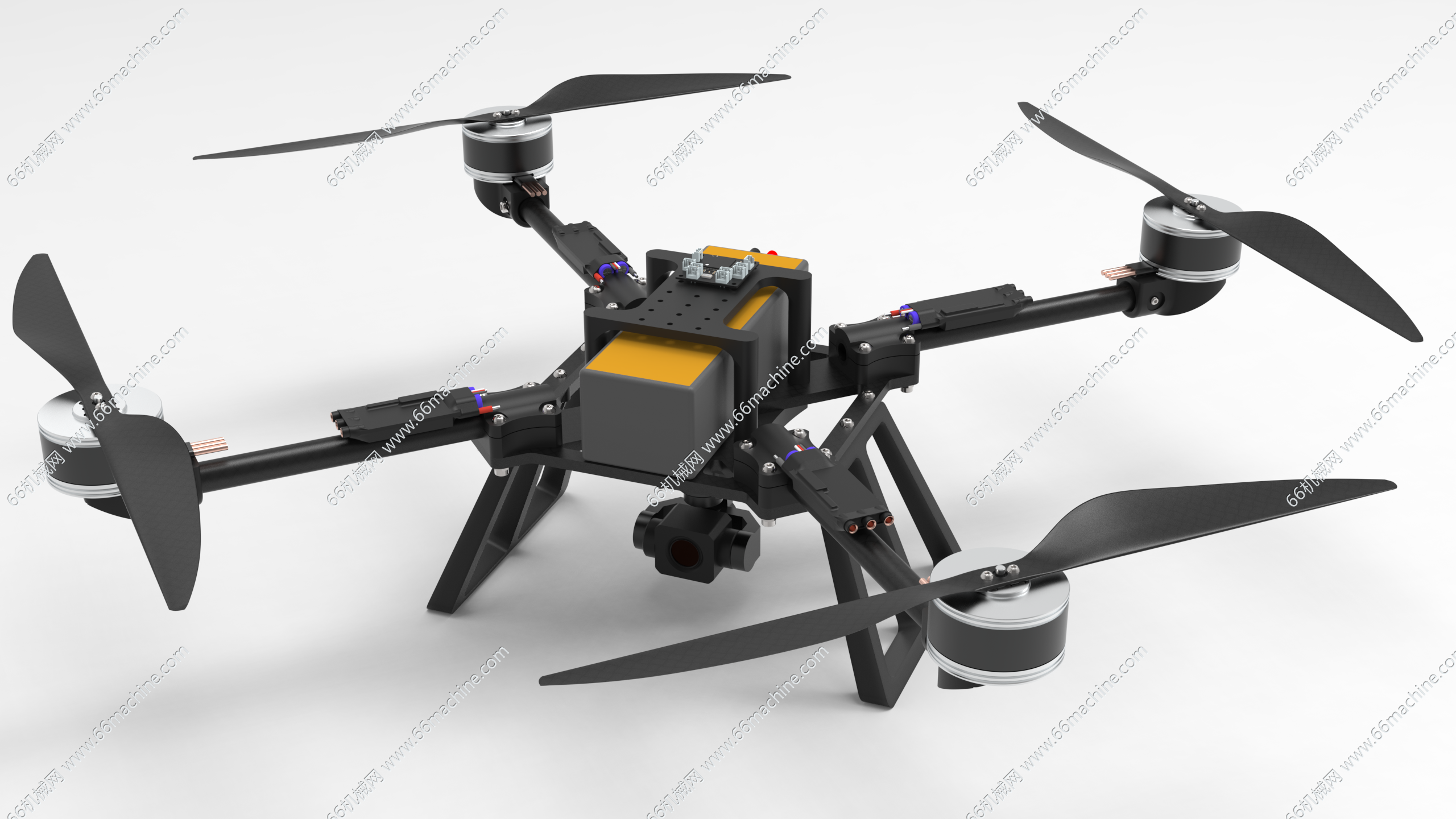 电力巡线四旋翼无人机