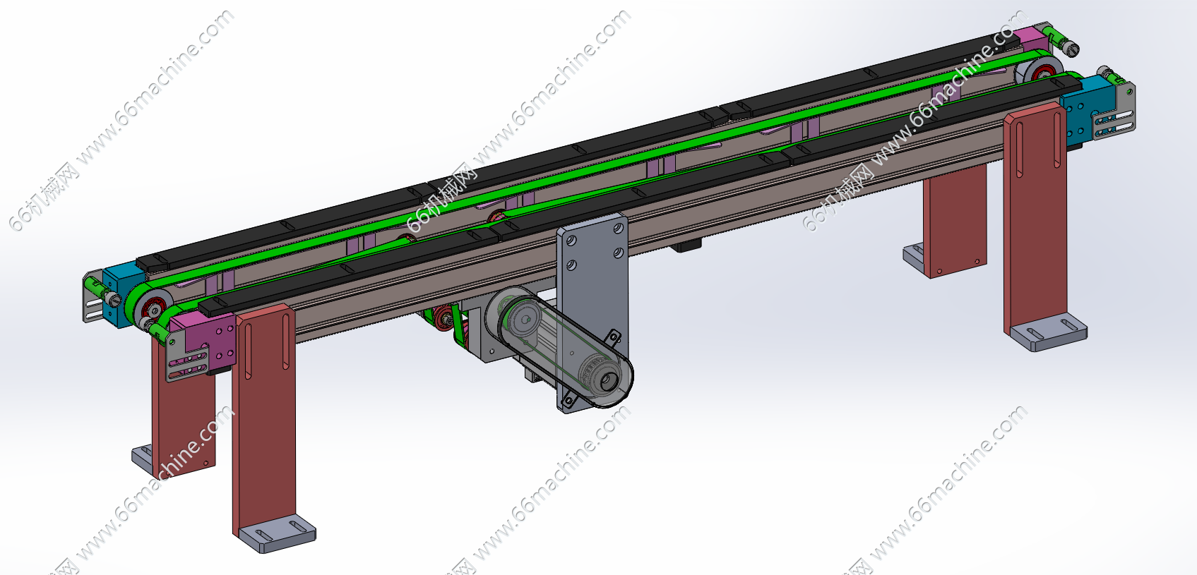 双列同步皮带输送机