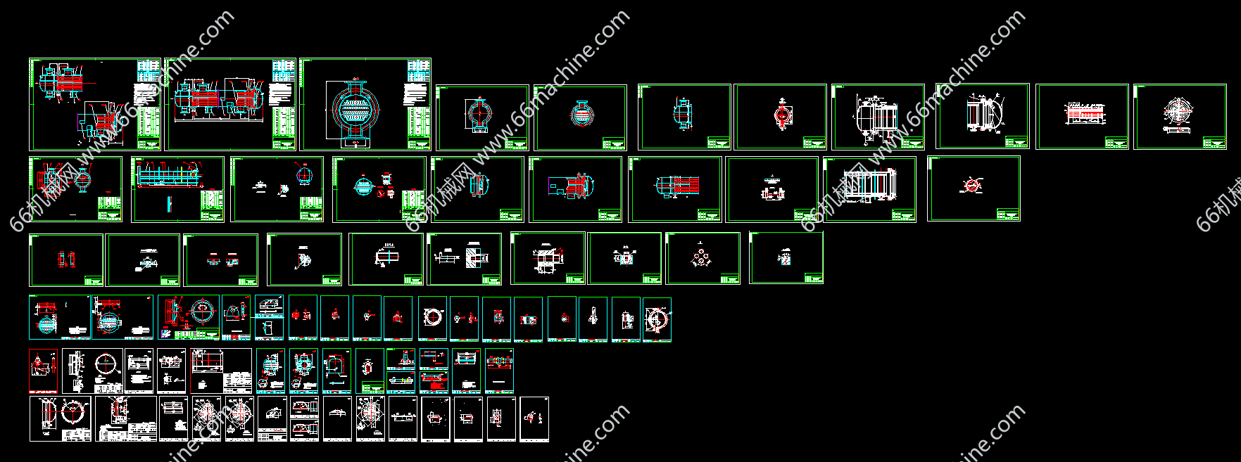 浮头换热器详图