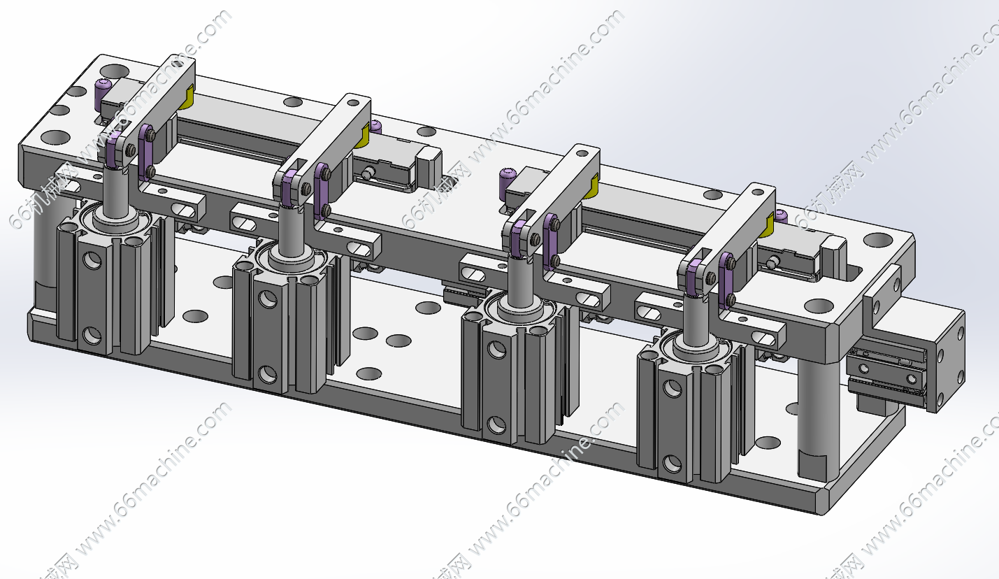 气动定位压紧机构