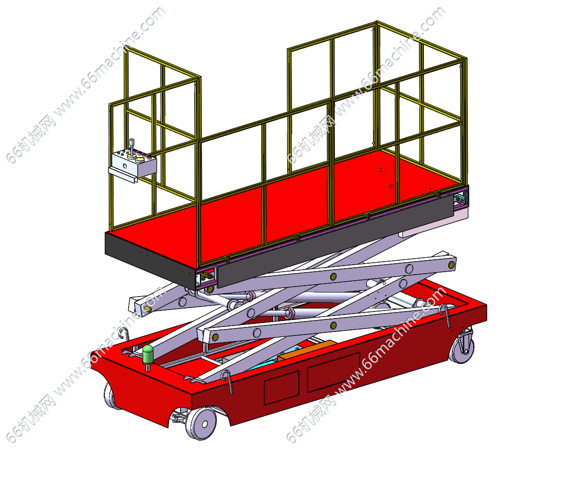 移动剪叉式液压升降平台