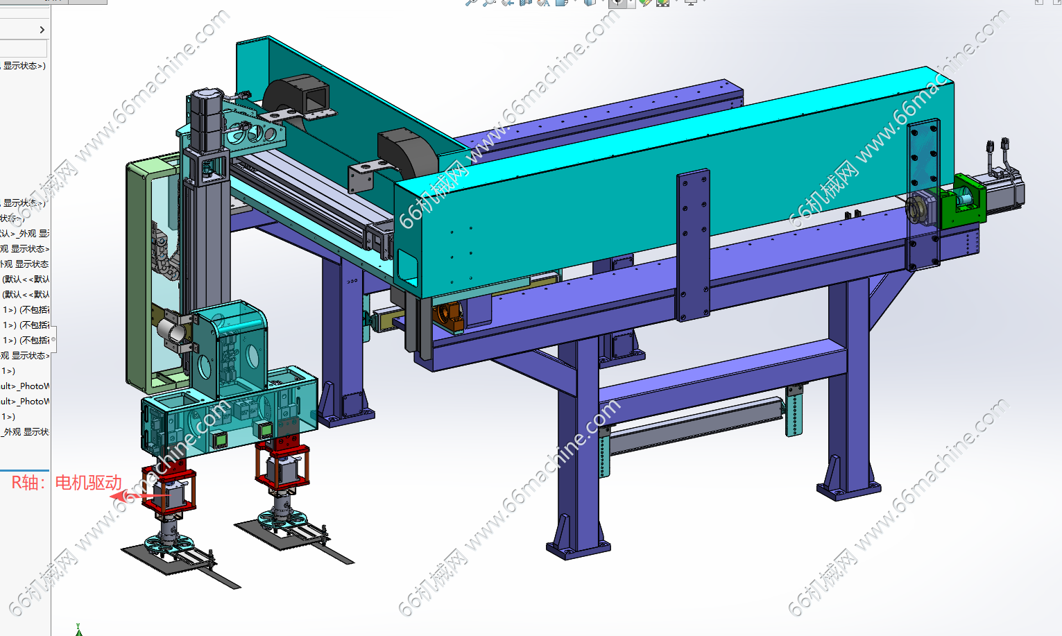 四轴吸取移栽机（搬运机构）