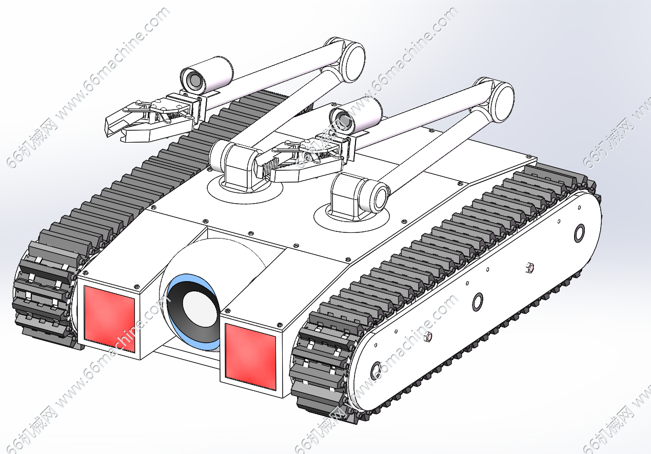 带机械手的履带车（防爆机器人）