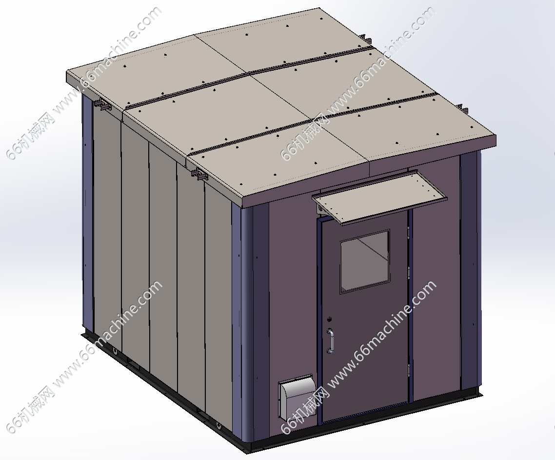 预制户外方舱小屋（可用于电动车充电）