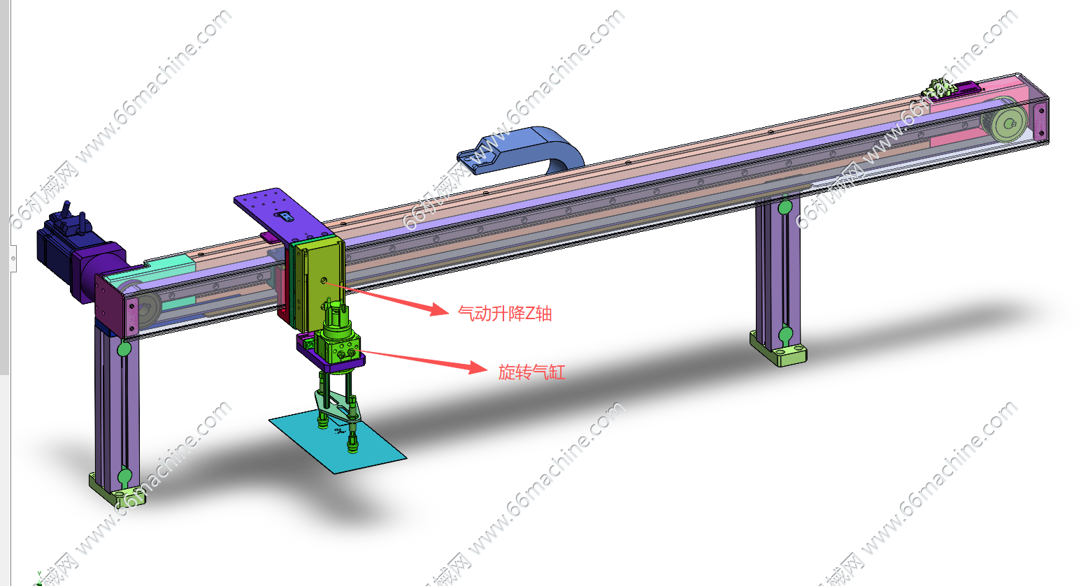 高速移栽机械手3D+工程图