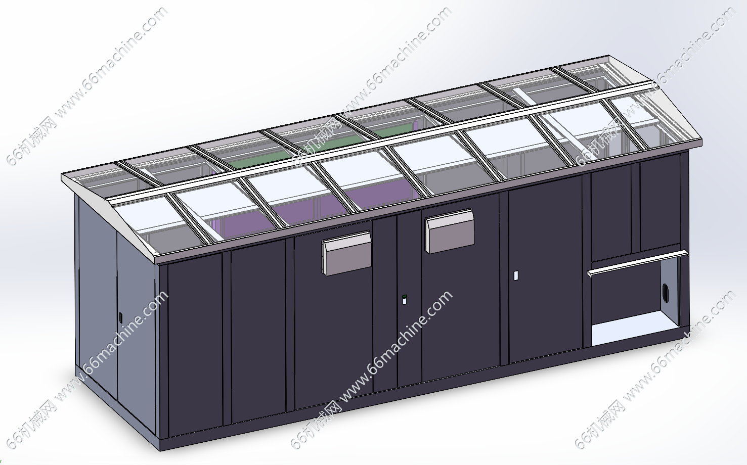 某企业35kV预装式箱式变电站（箱变）3D+CAD