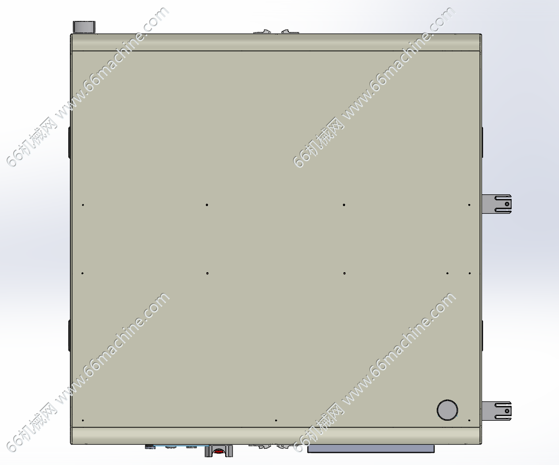 非标设备钣金外罩俯视图.png