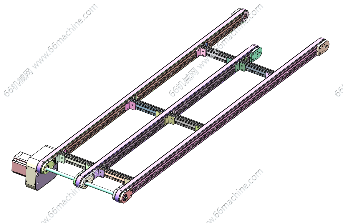 双轨同步带输送线