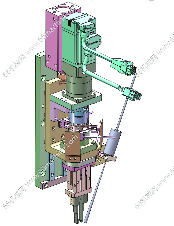 视觉引导伺服旋转夹爪（夹持机构）
