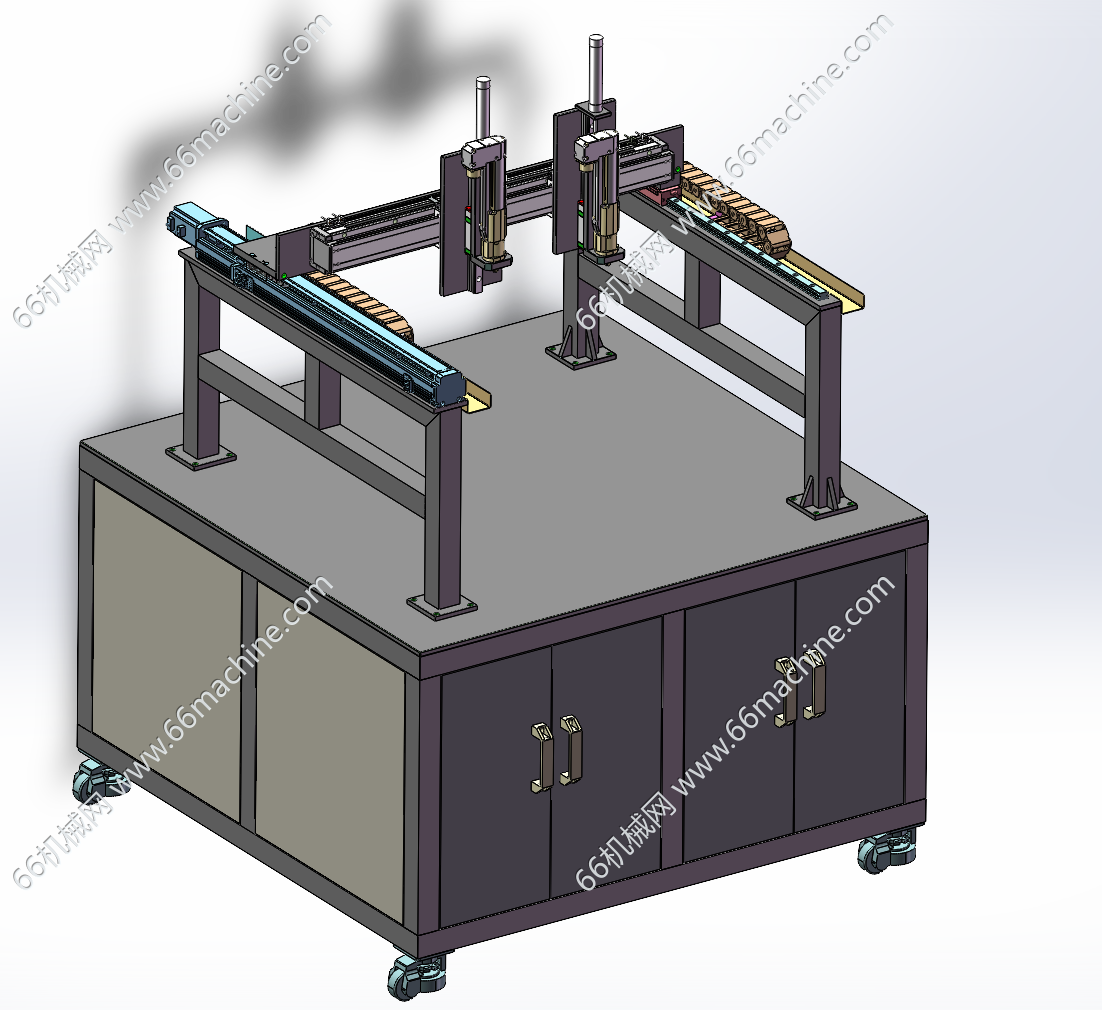 龙门式三轴双头锁螺丝机