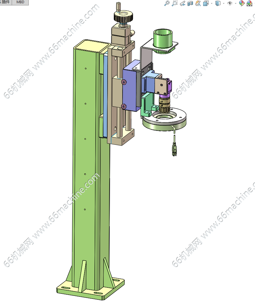 手动升降视觉检测相机