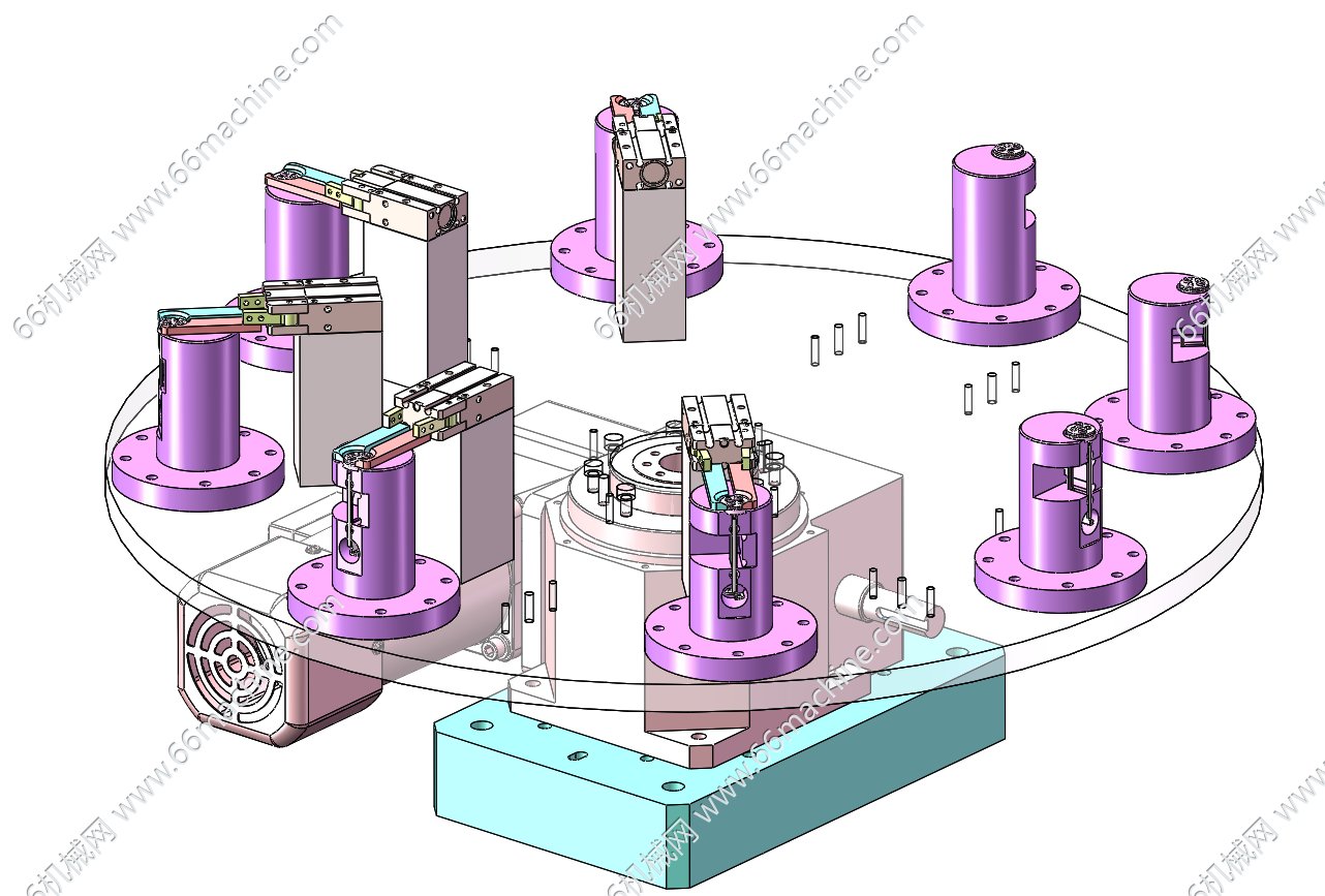 8工位凸轮分割器（转盘机构）